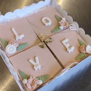 Biscuits St Valentin LOVE