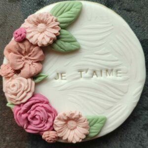 biscuit sablé fleuri