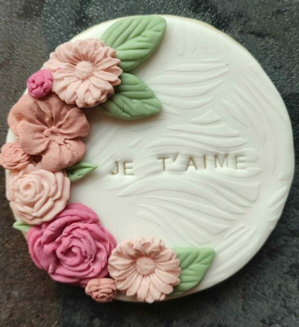 biscuit sablé fleuri