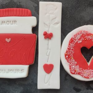 Biscuits décorés St Valentin